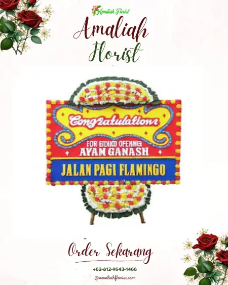 Sewa Papan Bunga Kosambi Timur